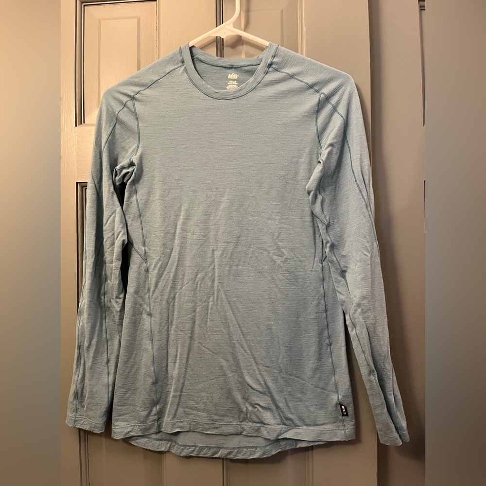 Women’s REI Merino Wool Blue Top